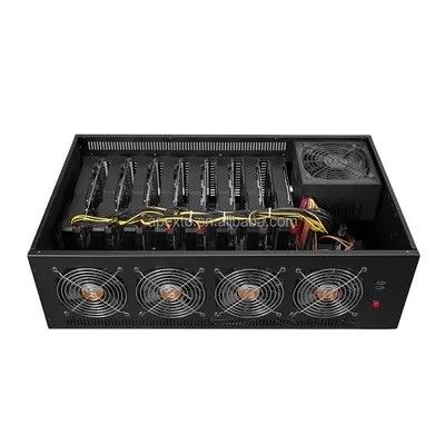 Apexto ATX Power Mining Rig Machine , Aluminum Alloy ETH Mining Pc Case